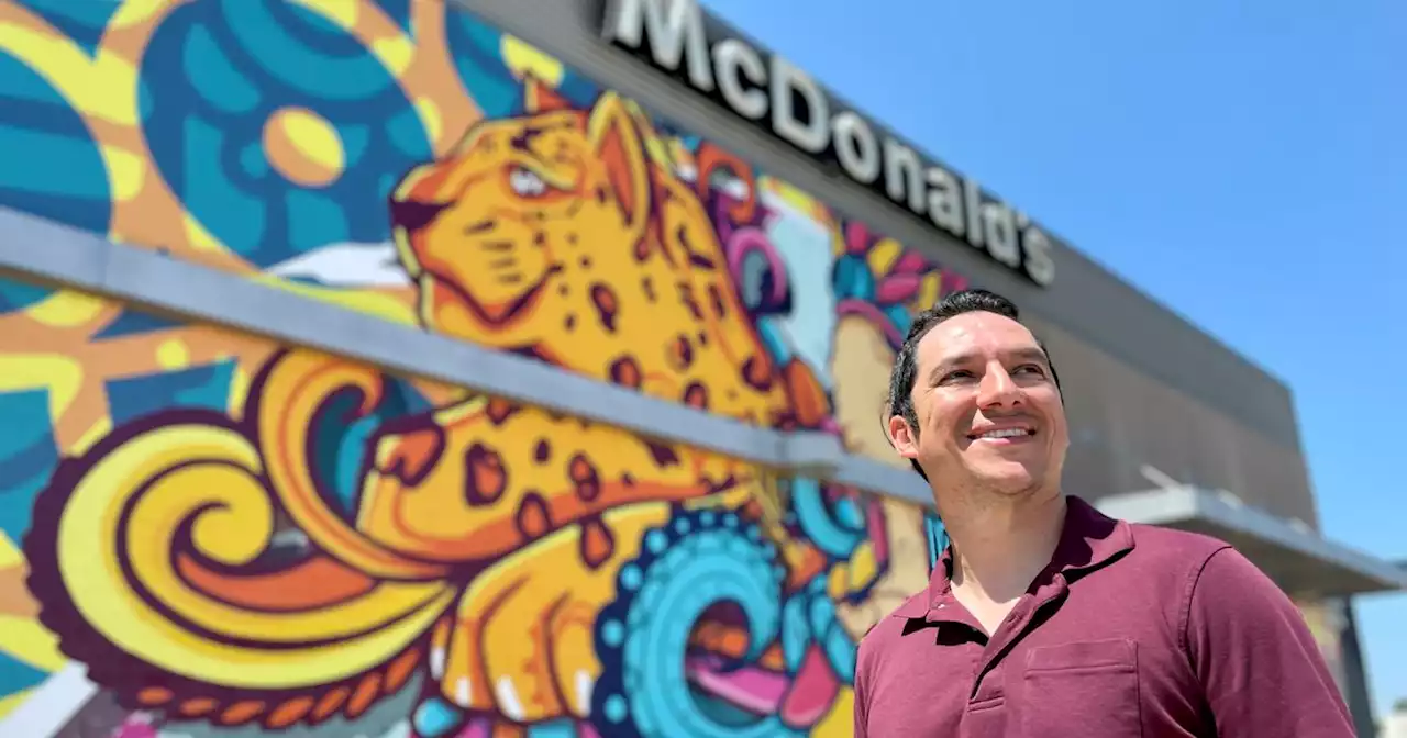 McDonald’s celebrates Hispanic art with new murals at DeSoto store