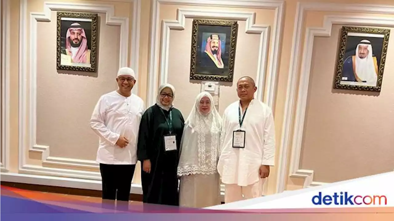 Silaturahmi Puan dan Anies di Sela Ibadah Haji