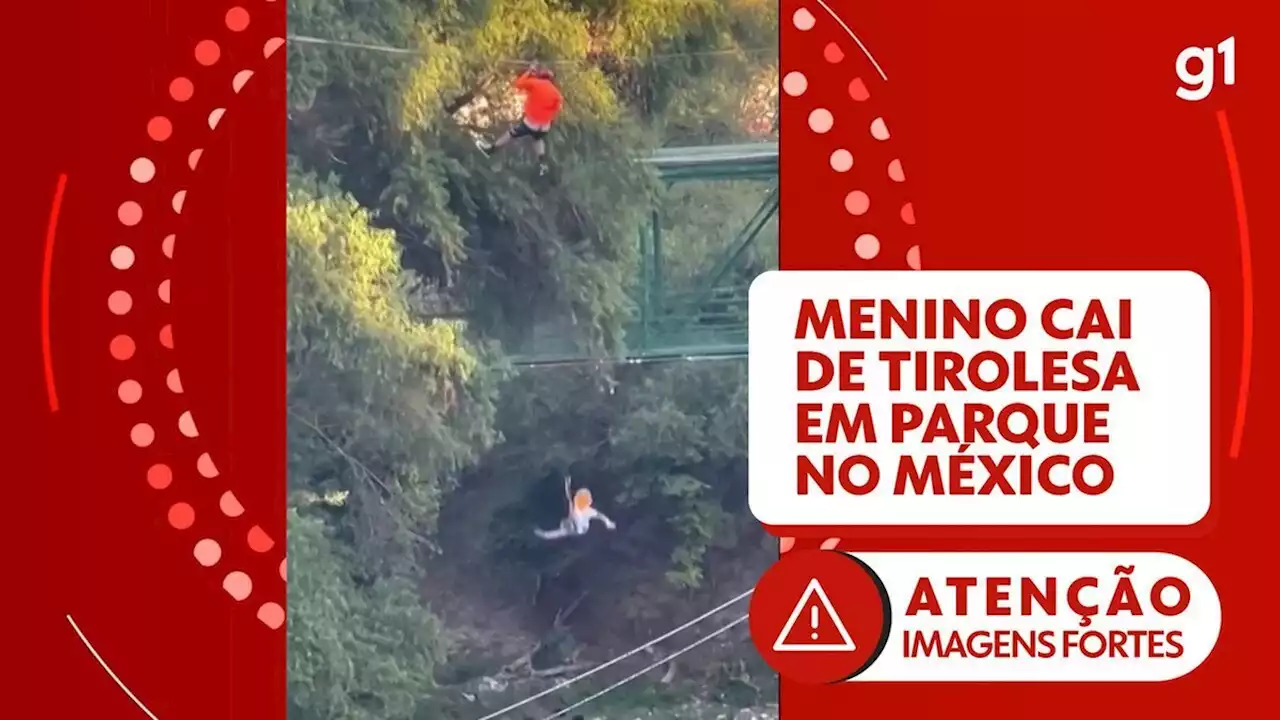 VÍDEO: Menino sobrevive à queda de tirolesa em parque no México