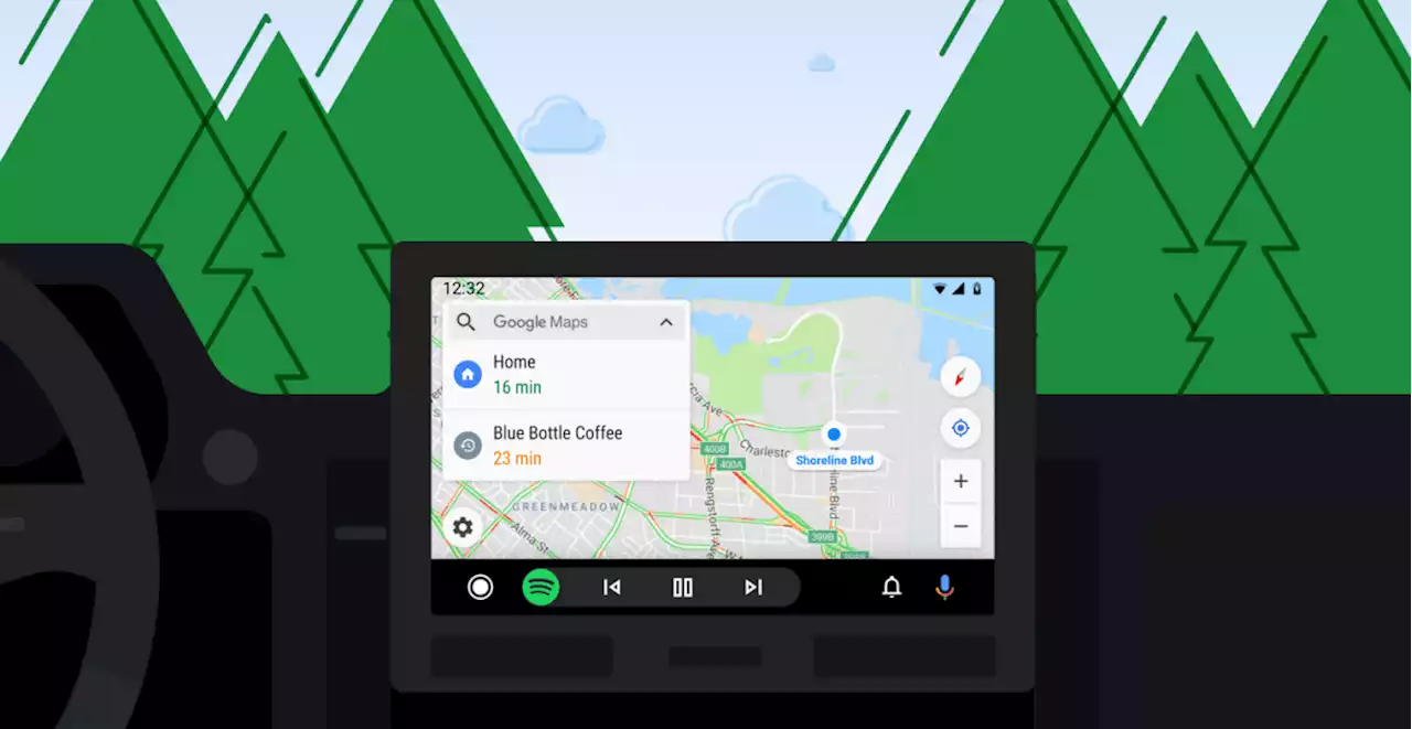 Gleichzeitige Nutzung von Google Maps auf dem Telefon und Android Auto möglich