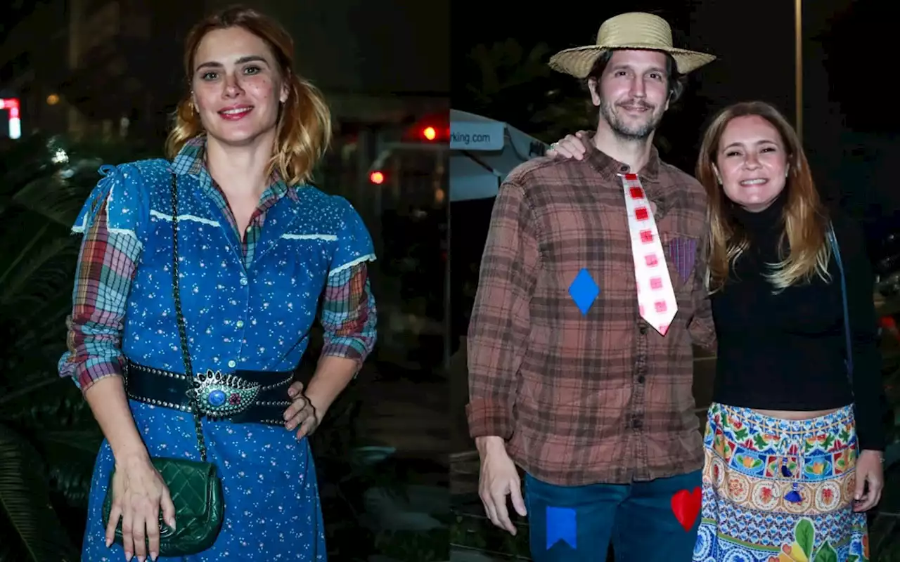 Carolina Dieckmann, Adriana Esteves e mais famosos curtem festa junina no Rio | Celebridades | O Dia