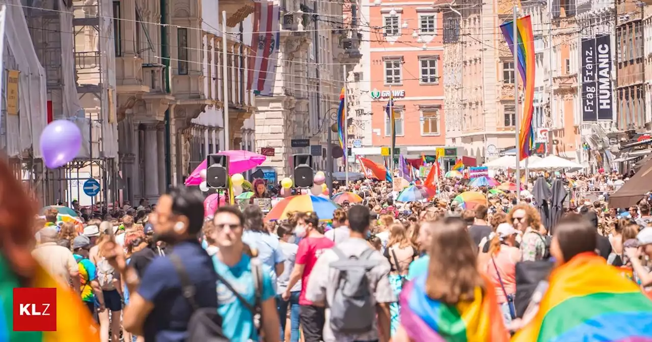 Alle Infos zur Grazer 'Pride' - Mehr als 10.000 feierten im Vorjahr: CSD-Parade zieht heute wieder durch Graz