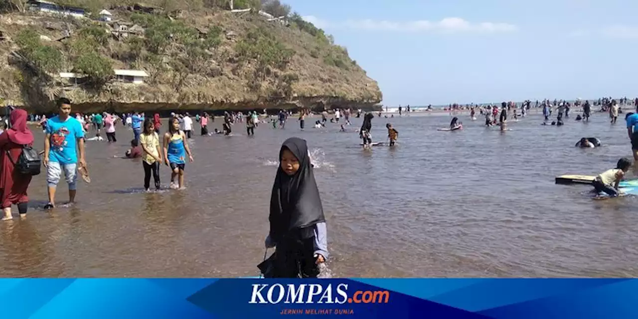 Pascagempa, Pengunjung di Pantai-pantai Gunungkidul Tetap Ramai