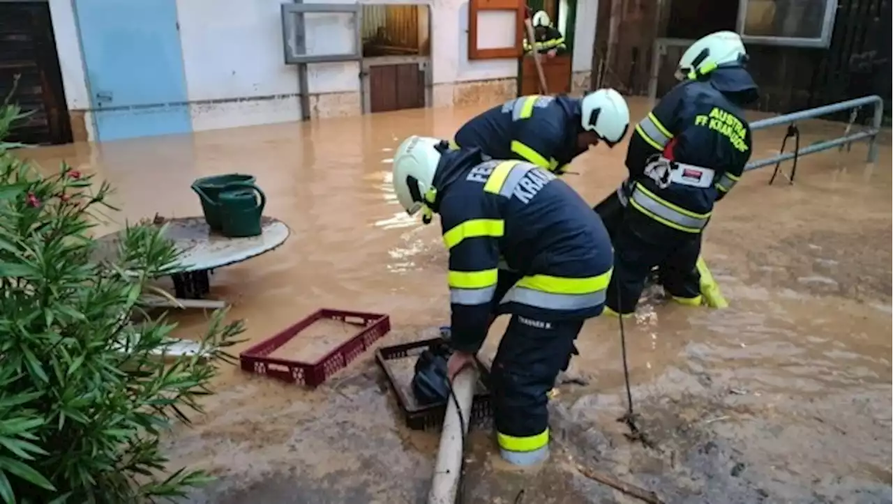 Unwetter sorgte für Überflutungen in Steiermark