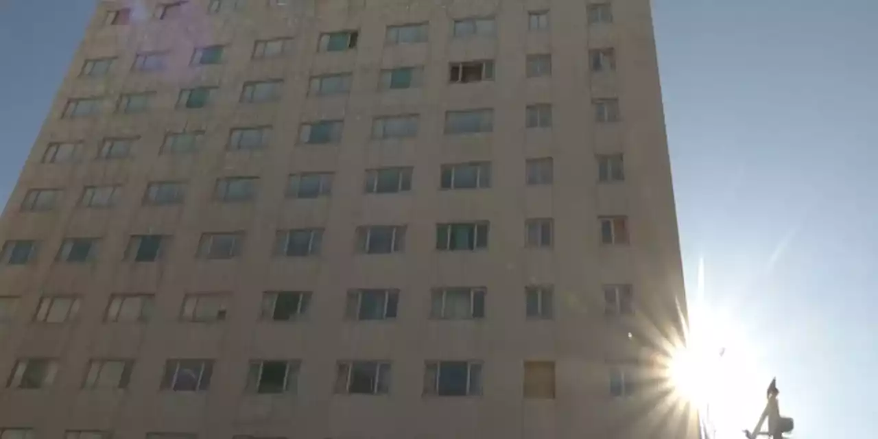 The City of Fairbanks continues with the demolition on the Polaris Building