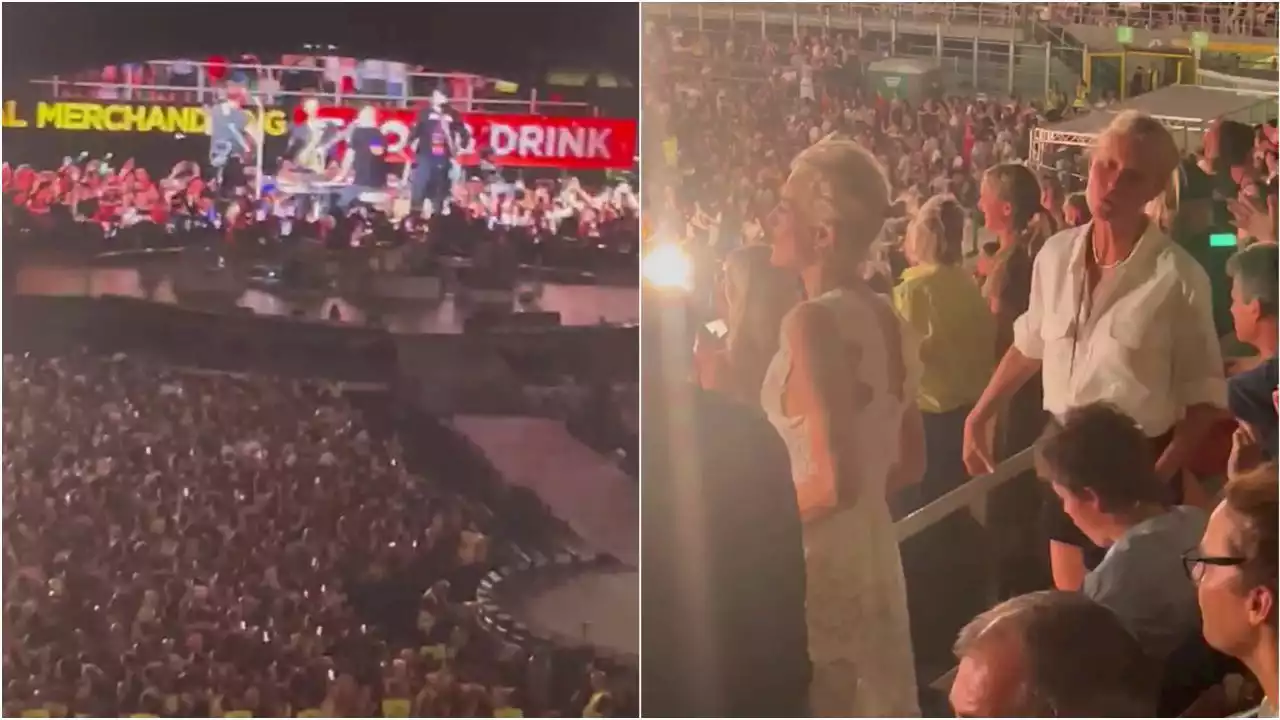 Quando l'ex moglie è tua grande fan: Gwyneth Paltrow al concerto dei Coldplay canta dagli spalti di San Siro - La Stampa