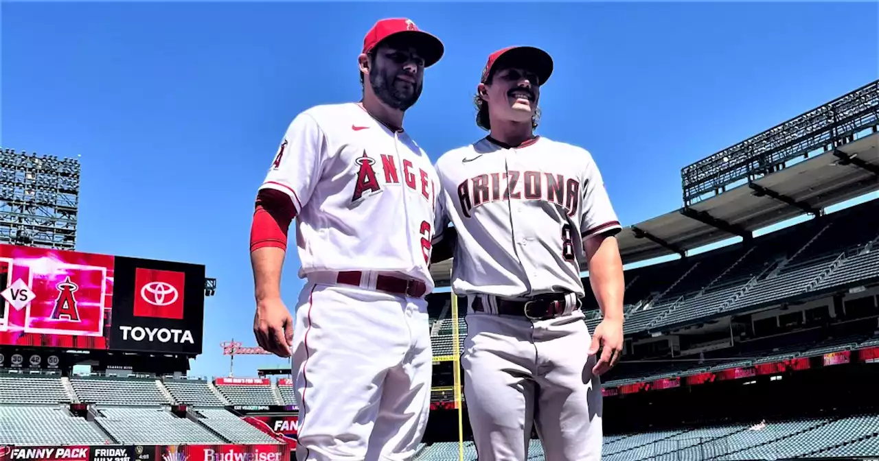 Angels' David Fletcher and Diamondbacks' Dominic Fletcher face off with dad in mind