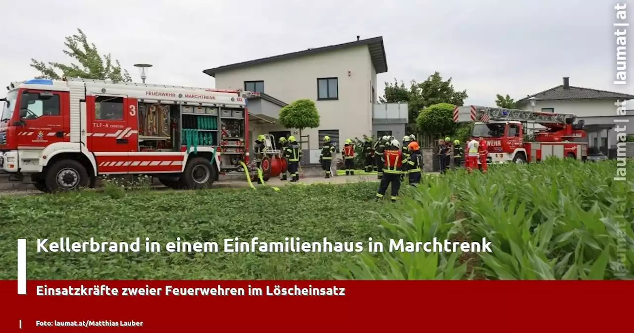 Kellerbrand in einem Einfamilienhaus in Marchtrenk | laumat|at