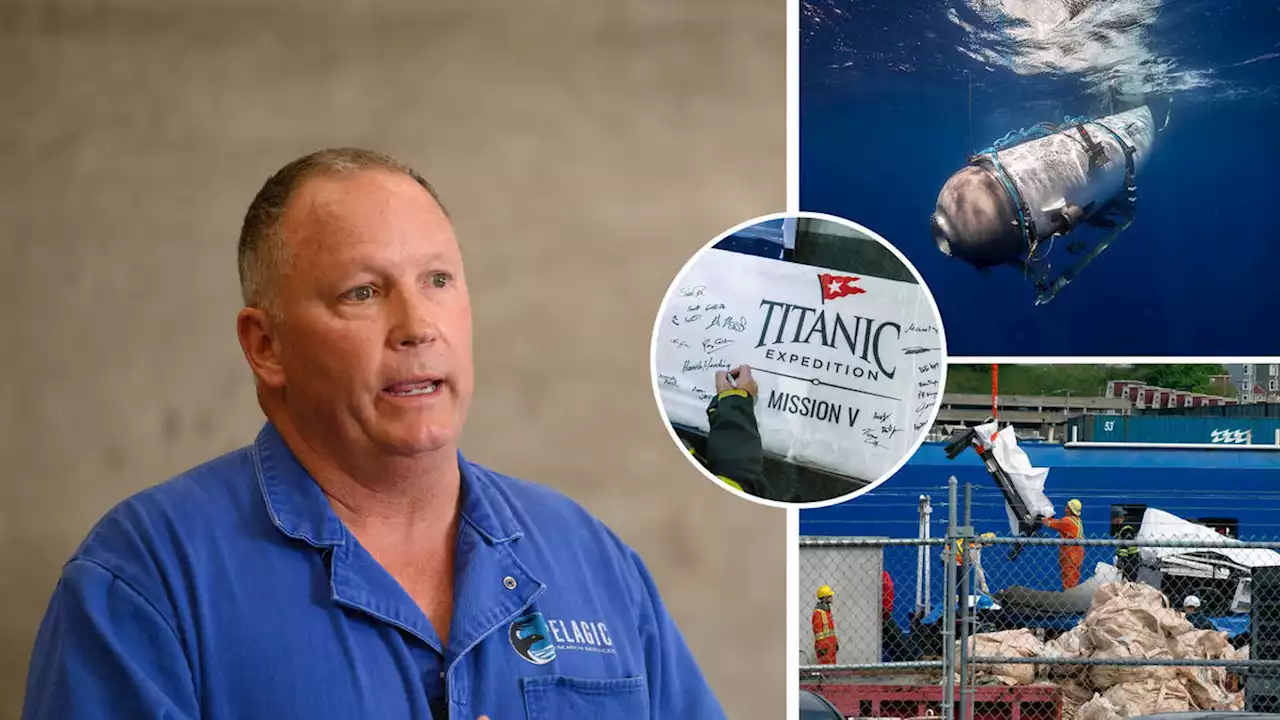 ‘It's a lot of emotions, people are tired’: Titan sub rescue leader chokes up as he describes discovering wreckage