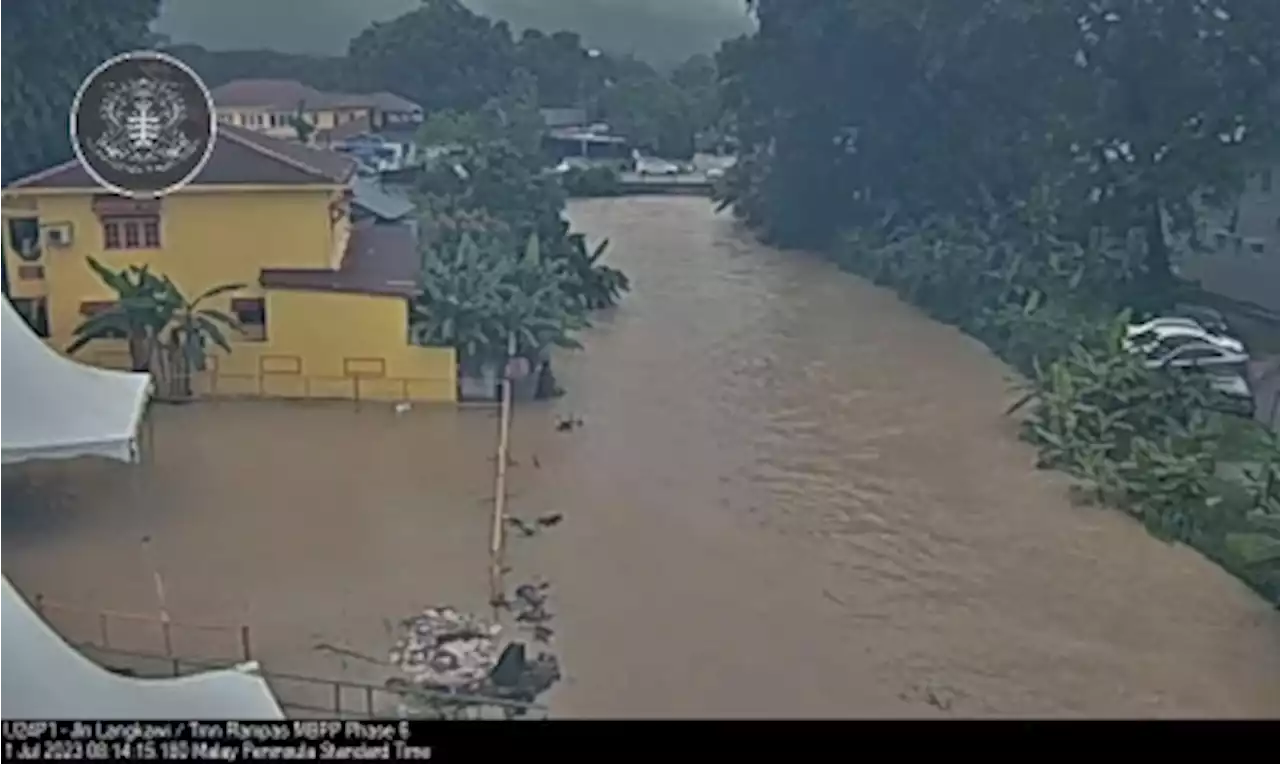 Flash floods hit Penang north-east, fell trees