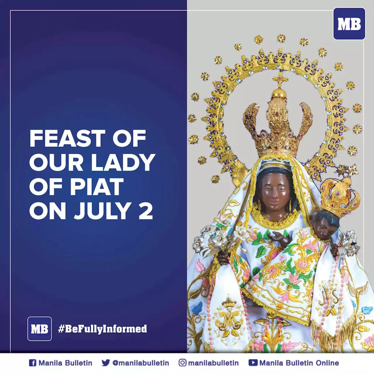 Feast of Our Lady of Piat on July 2