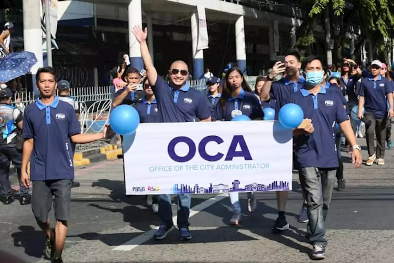 Pasig City holds civic parade ahead of 450th anniversary