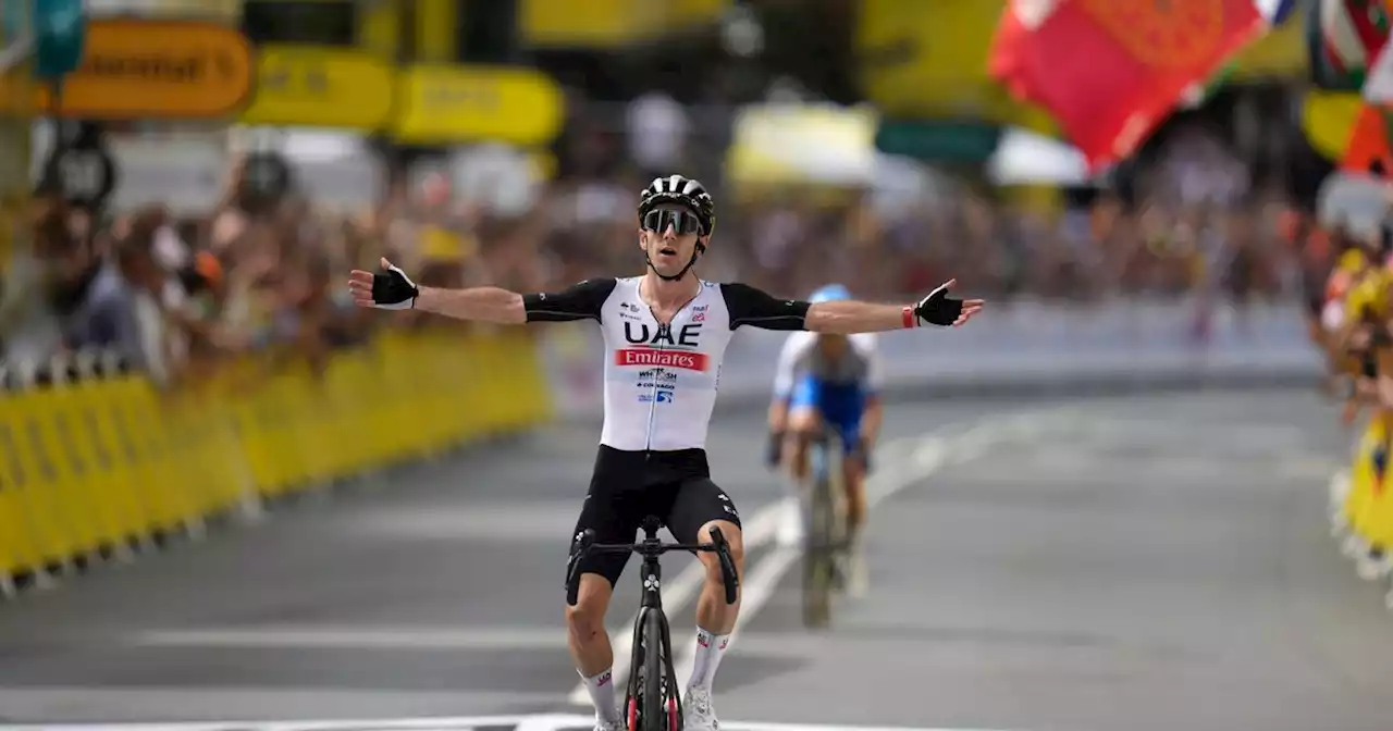 Bury's Adam Yates edges twin brother Simon to win Tour de France opening stage