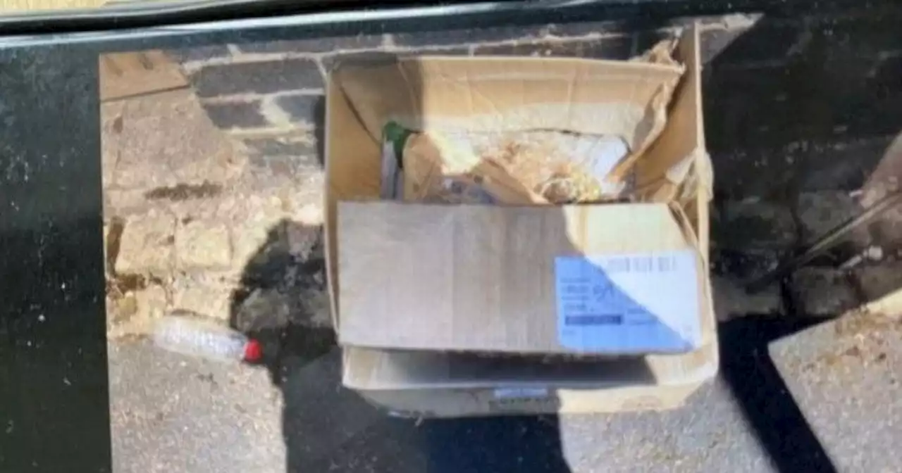 Student fined £400 for flytipping - after leaving cardboard boxes next to bin