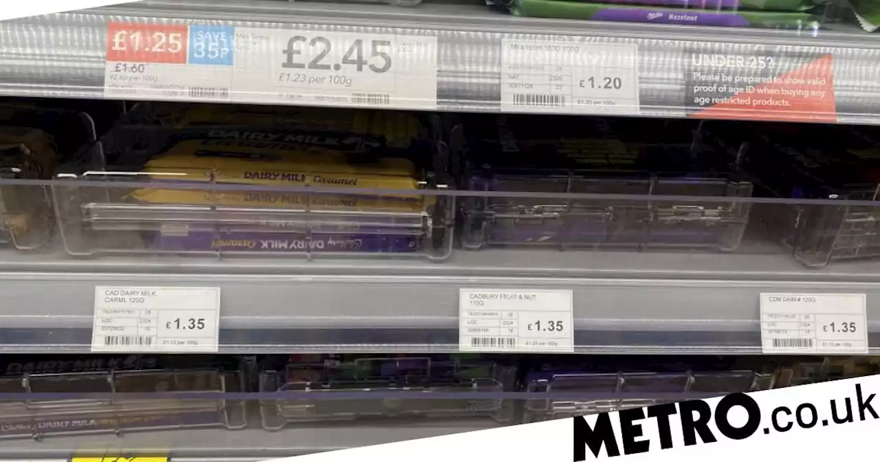 Dairy Milk bars and Ferrero Rocher locked away at Co-op as cost of living bites