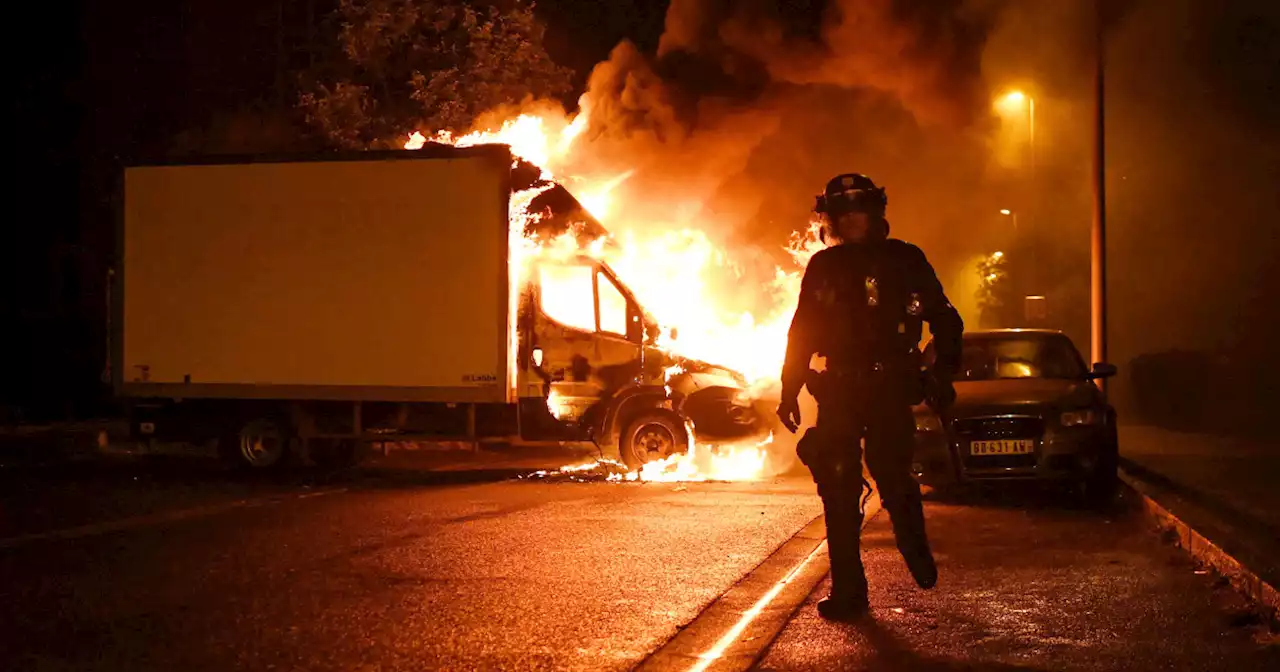 Funeral for teen driver fatally shot by police follows fresh violence across France