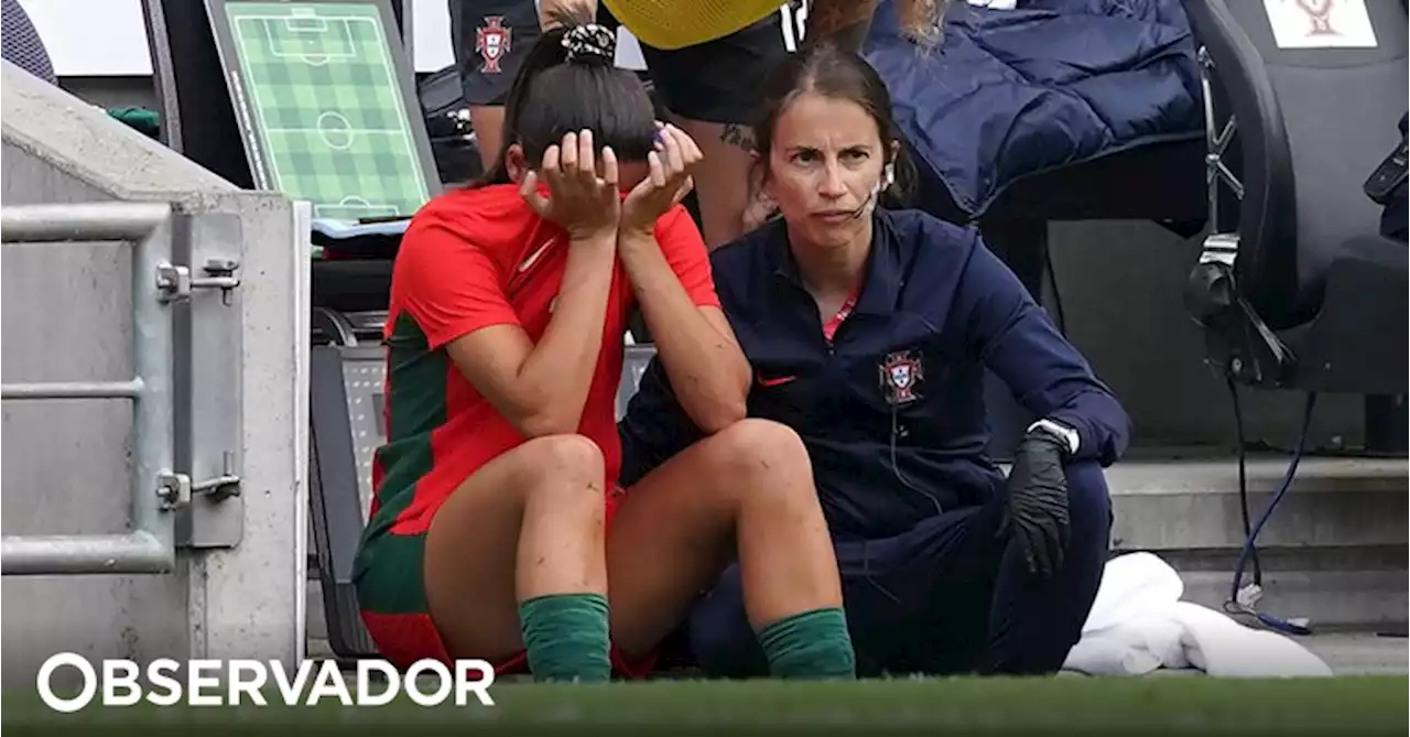 Kika Nazareth deixa o campo em lágrimas, mas Portugal sai com motivos para sorrir