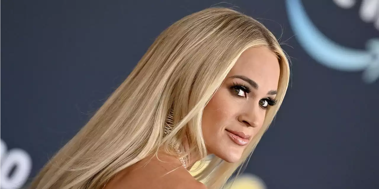 Carrie Underwood Stuns in Bright Neon Shorts and an Animal Print Top