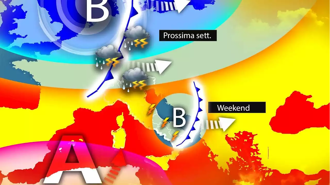 Previsioni meteo, weekend instabile, piogge ancora per qualche giorno, poi torna il caldo