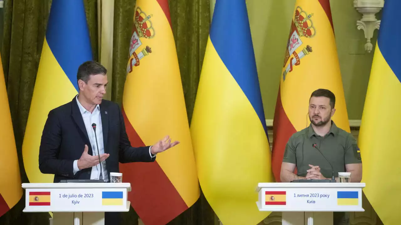 Pedro Sanchez à Kiev pour réaffirmé le soutien de l'Union européenne à l'Ukraine