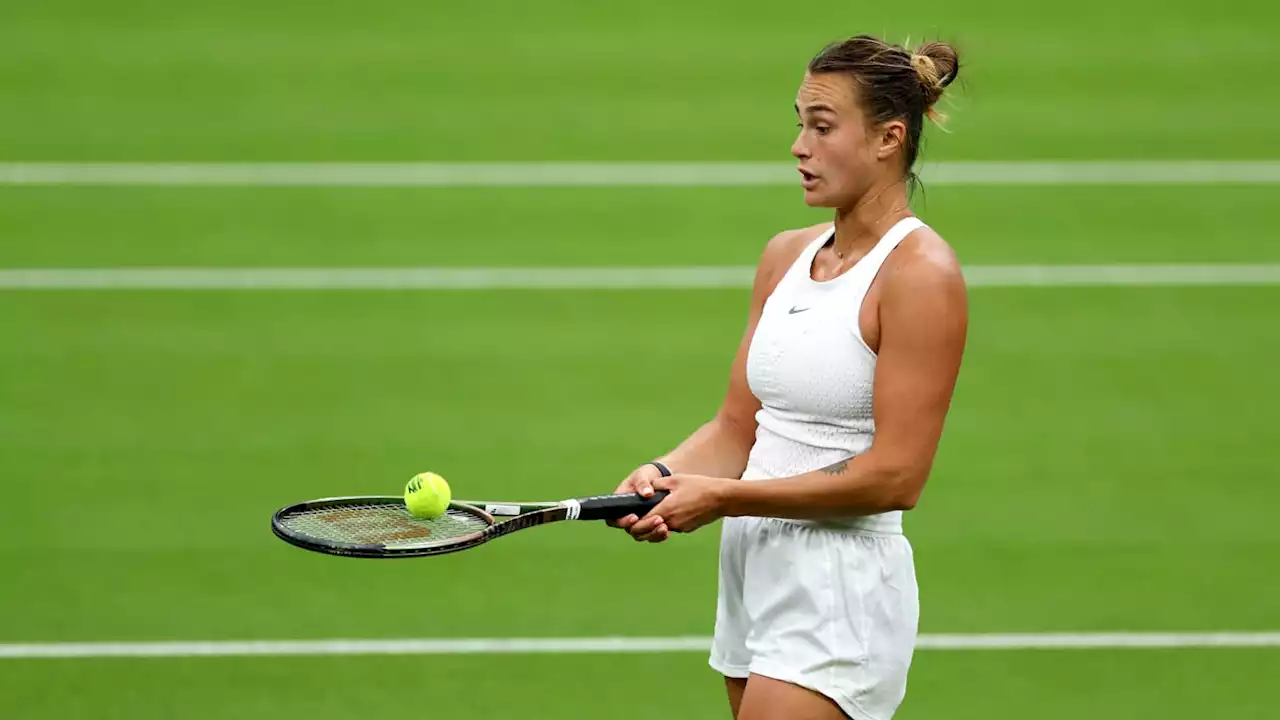 Wimbledon: Sabalenka ne parlera plus de politique ou de la guerre en Ukraine