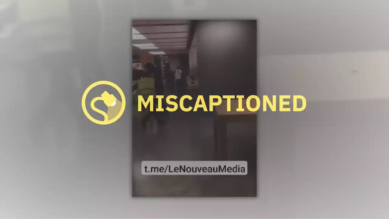 Does This Video Show a French Apple Store Being Looted in June 2023?