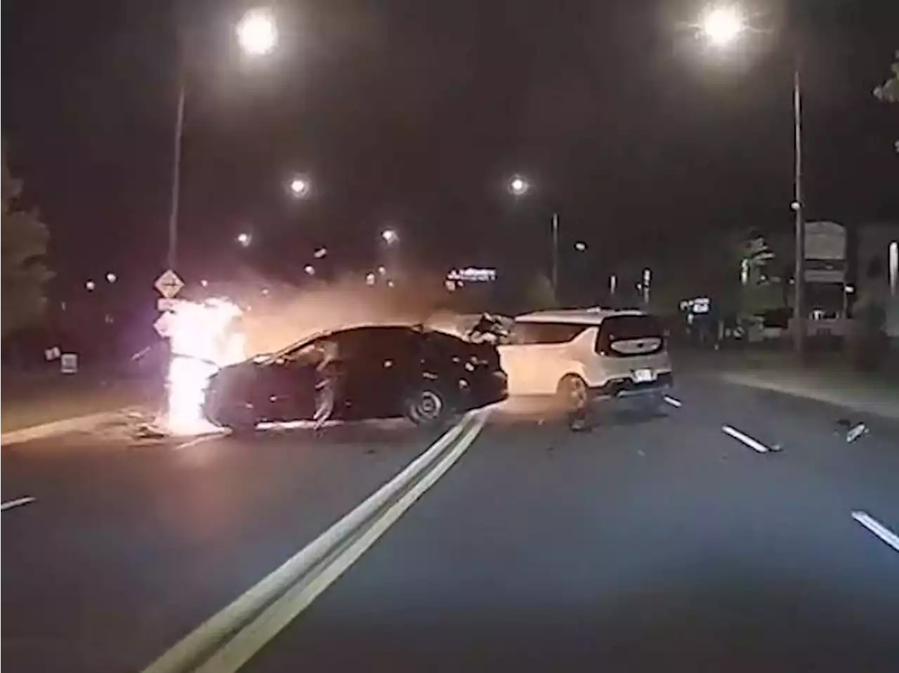 Man faces impaired driving charges after fiery crash in Vaughan