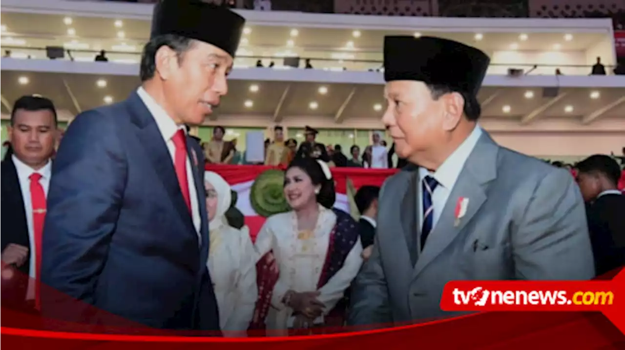 Momen Menhan Prabowo Dampingi Jokowi Hadiri Peringatan HUT ke-77 Polri di GBK