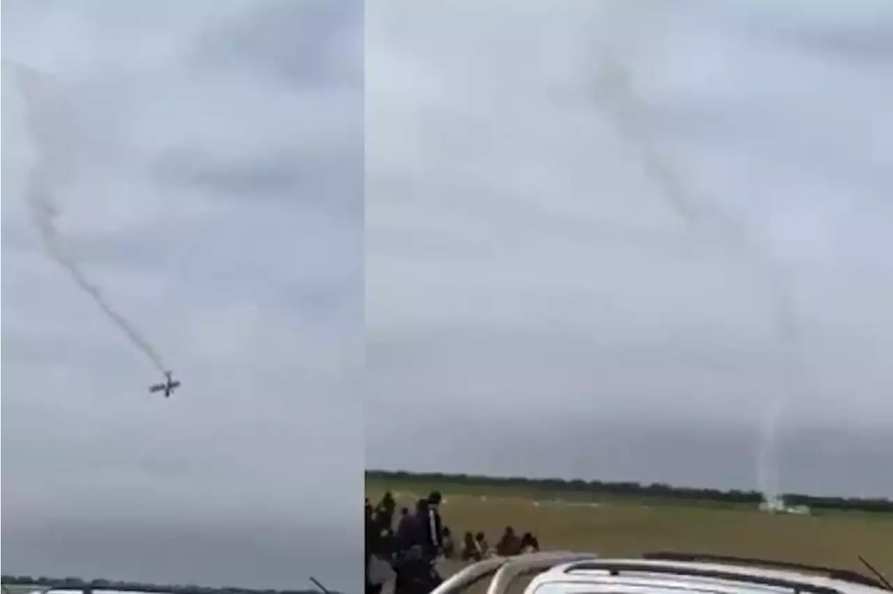 Video | Accidente de avioneta dejó dos muertos en Argentina