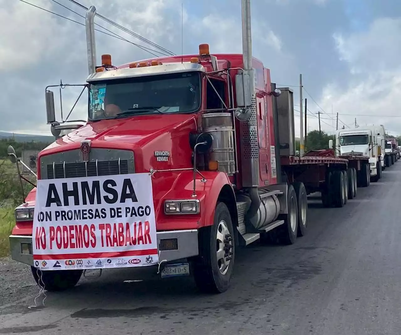 Emigraron 50 por ciento de unidades de carga pesada de Monclova por crisis de AHMSA