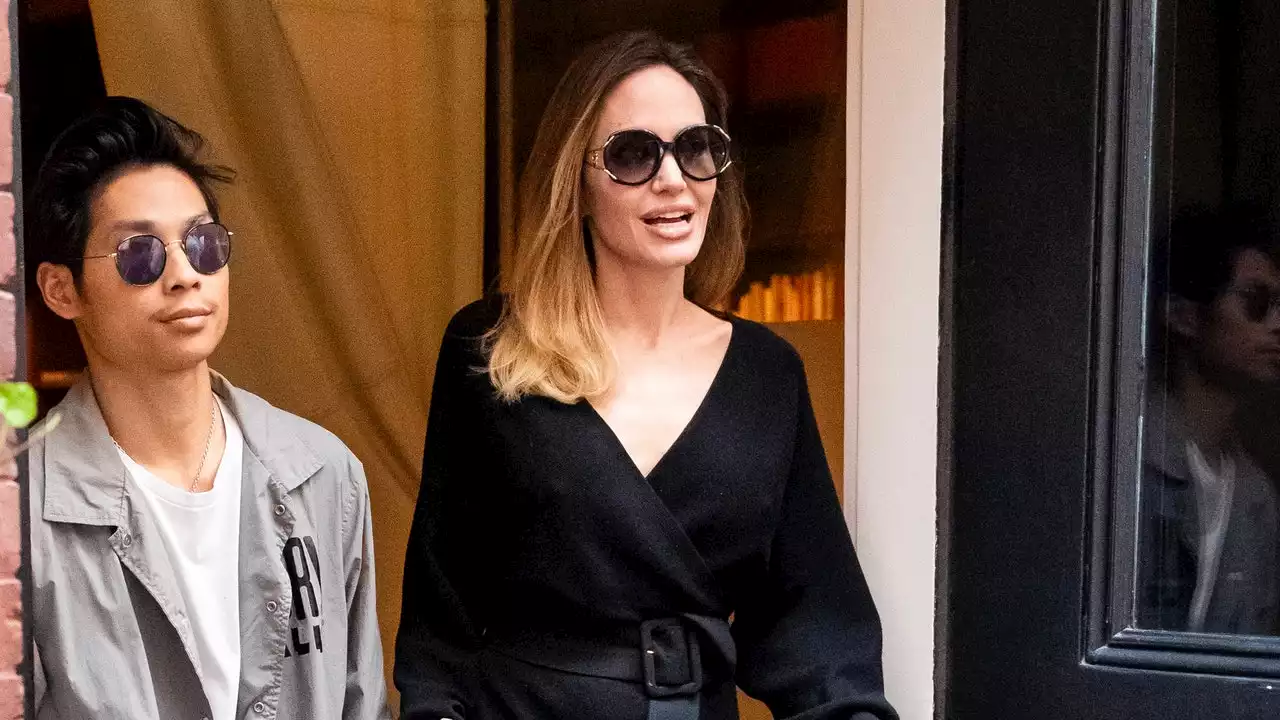 Angelina Jolie Adds a Classic Dress to Her ’70s-Inspired Summer Wardrobe