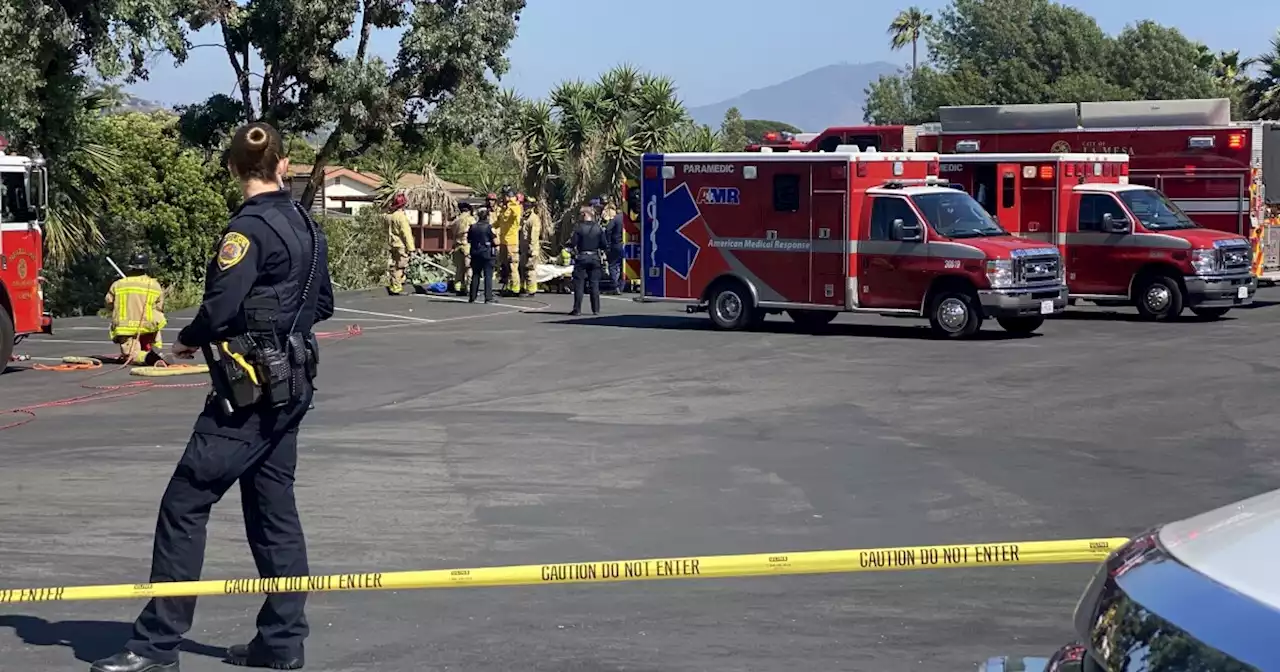 Small plane crashes nearby church in La Mesa