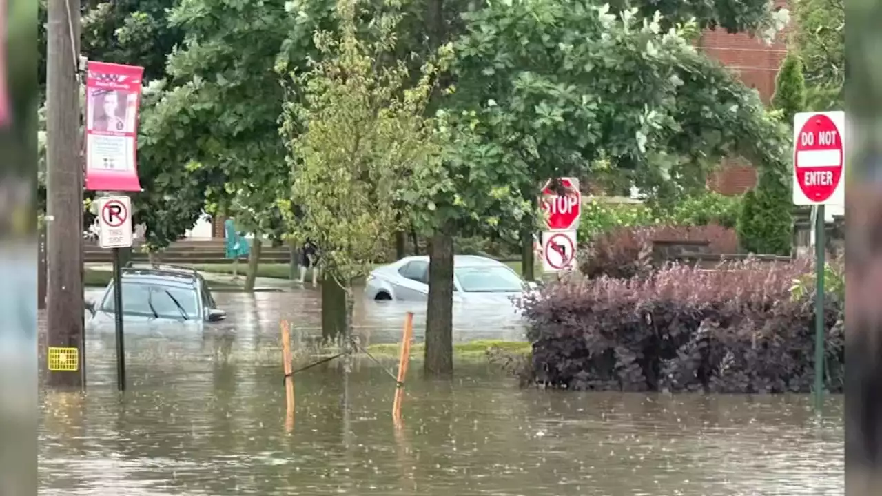 Delaware County officials make 6 water rescues after severe Sunday storms