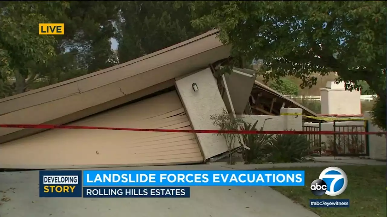 More people may need to evacuate as destroyed homes continue to slide in Rolling Hills Estates