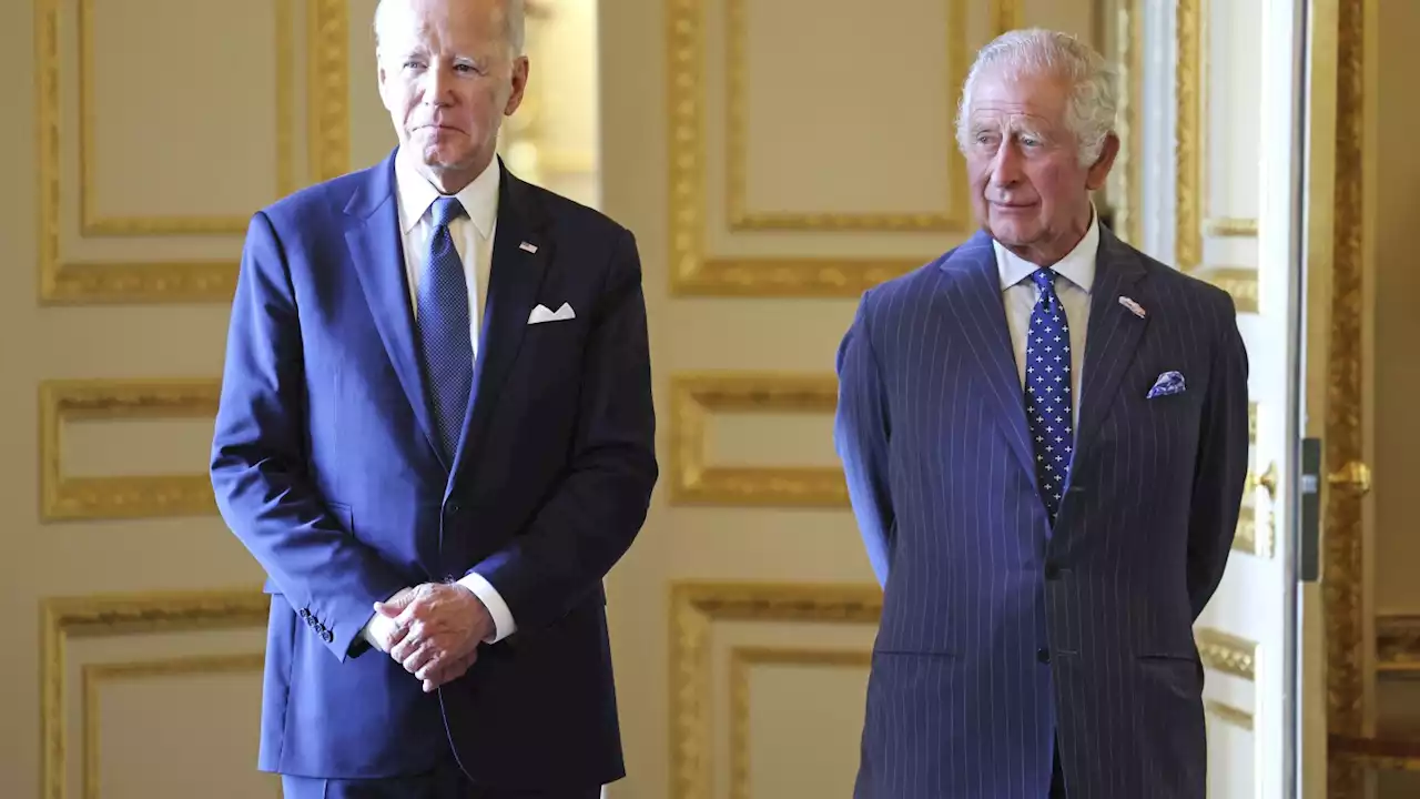 Aging leaders Biden, King Charles III zero in on climate change in Windsor Castle meeting