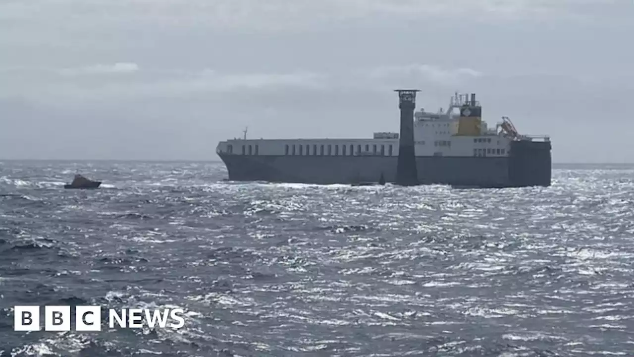 Cargo ship rescue after power lost near Wolf Rock lighthouse