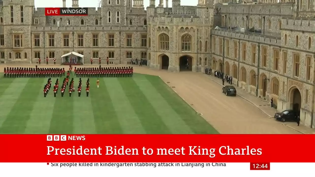 Biden’s UK visit: US president meeting King Charles at Windsor Castle - BBC News