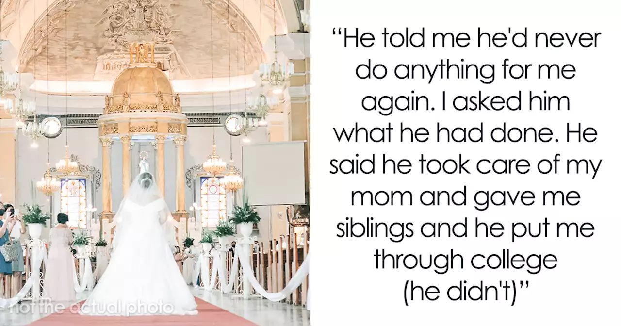 Mom Gets Mad Over Daughter’s Refusal To Let Stepdad Walk Her Down The Aisle