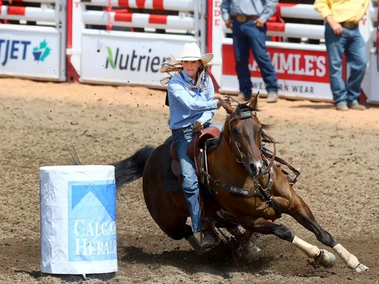 RODEO NOTES: Record-setter Kassie Mowry in position to defend Calgary Stampede barrel-racing title