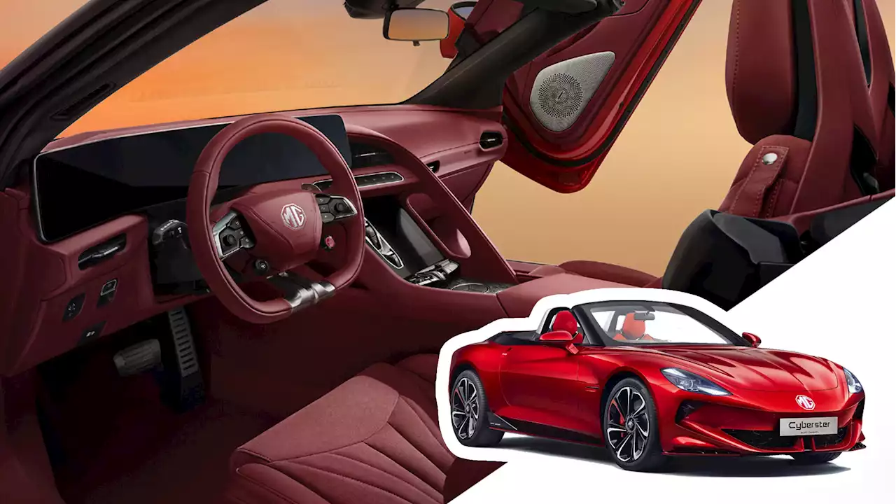 2024 MG Cyberster Production-Spec Interior Unveiled | Carscoops