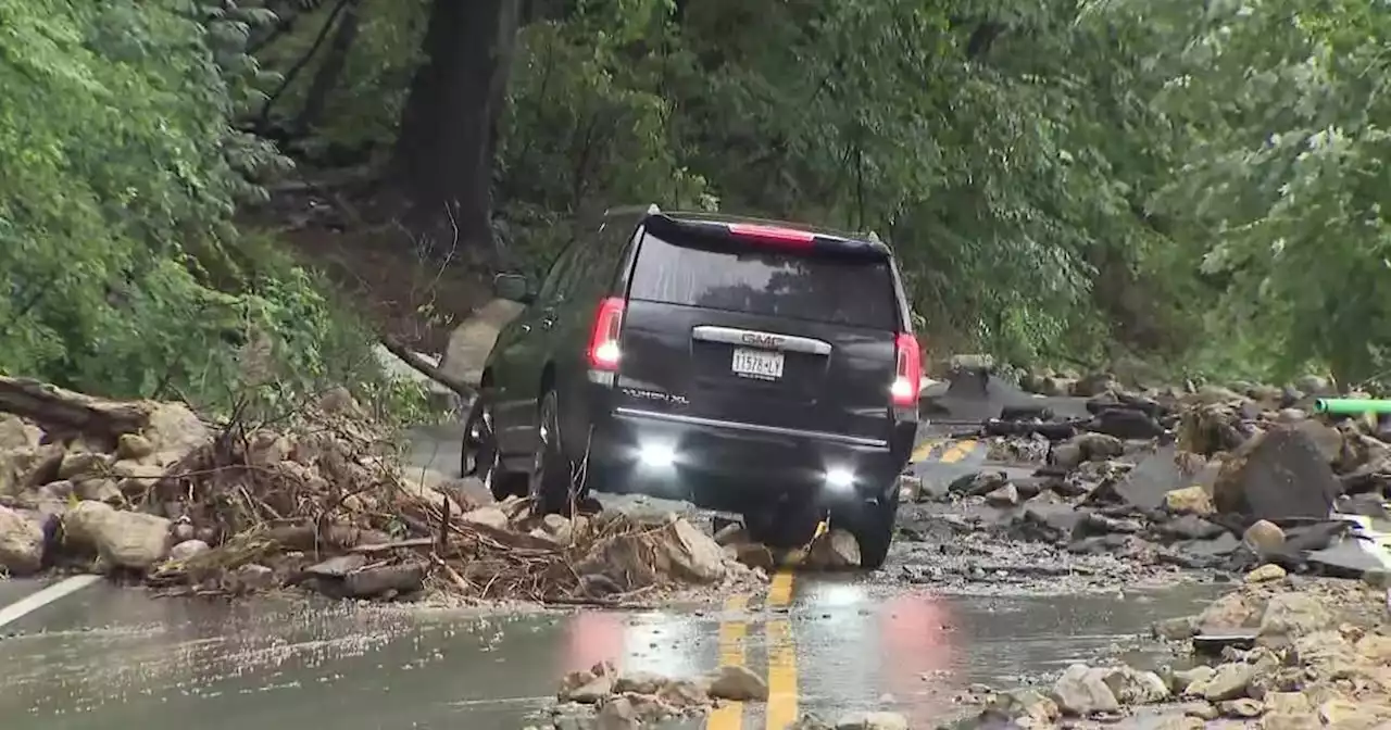 Flood-damaged roads continue to cause problems for drivers in Rockland County