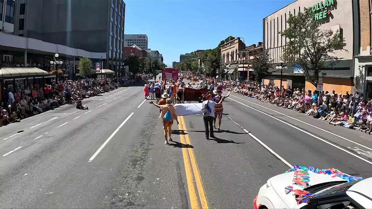 'The vibe is electric': Victoria celebrates 28th annual pride parade