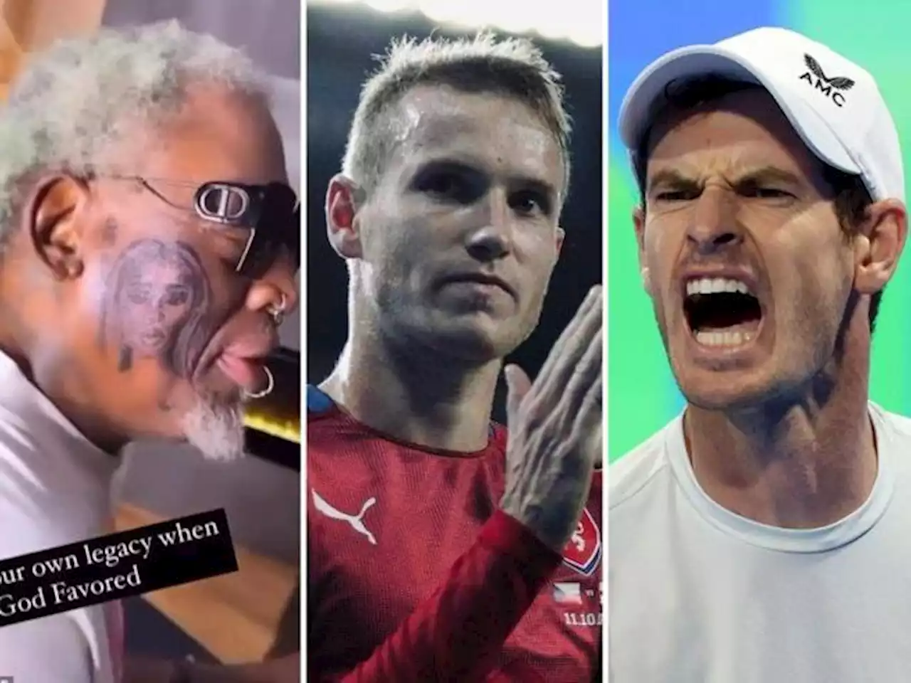 Murray e l’ospite speciale (8) Rodman un tatoo di troppo (3), auguri di cuore a Jankto (9)