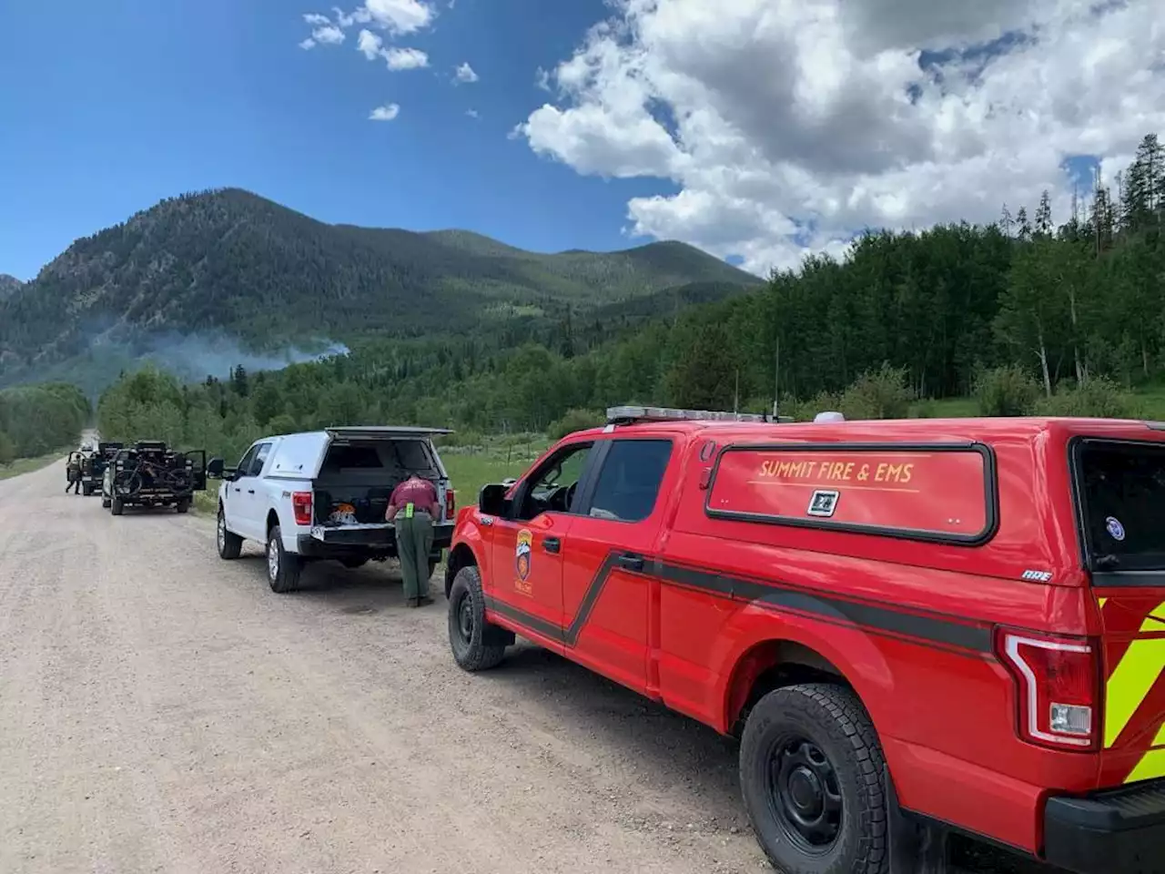 Summit County officials respond to wildfire near Frisco