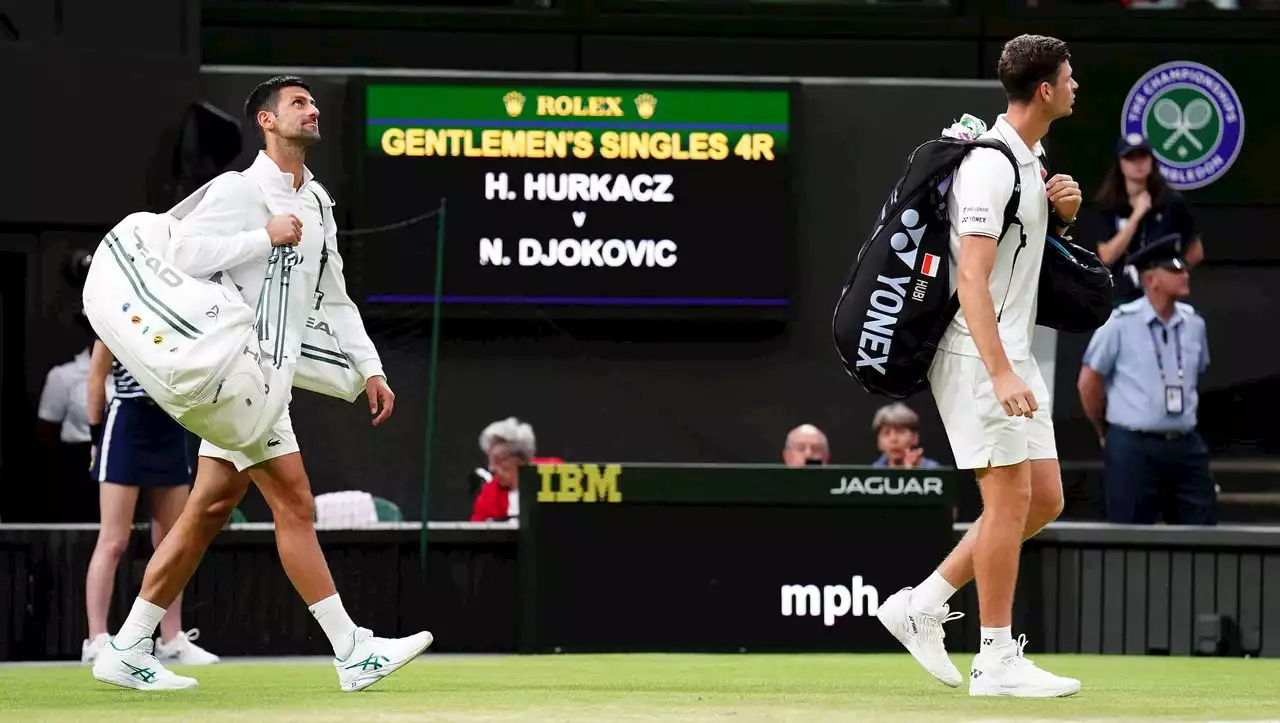 Nachtruhe in Wimbledon: Achtelfinalspiel von Djoković abgebrochen und verschoben