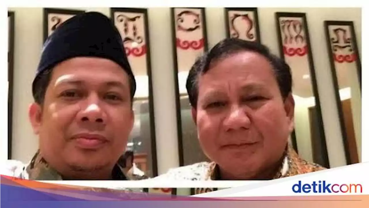 Fahri Hamzah Nilai Koalisi Gerindra-PKB Ideal: 2024 Waktunya Prabowo