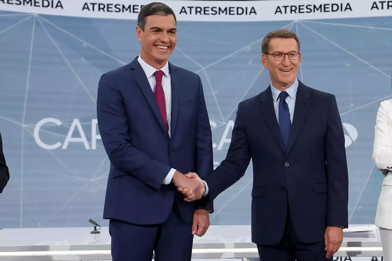 El cara a cara entre Sánchez y Feijóo, en directo