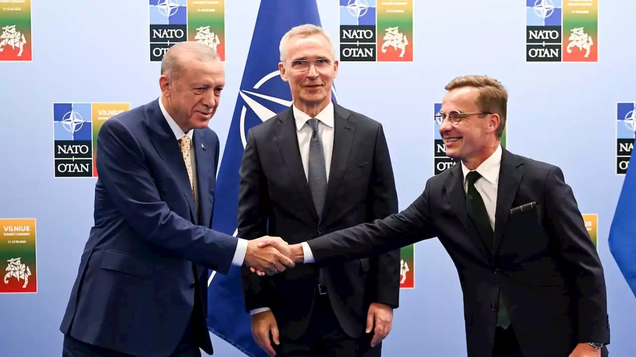 Turkiet godkänner Sveriges Nato-ansökan