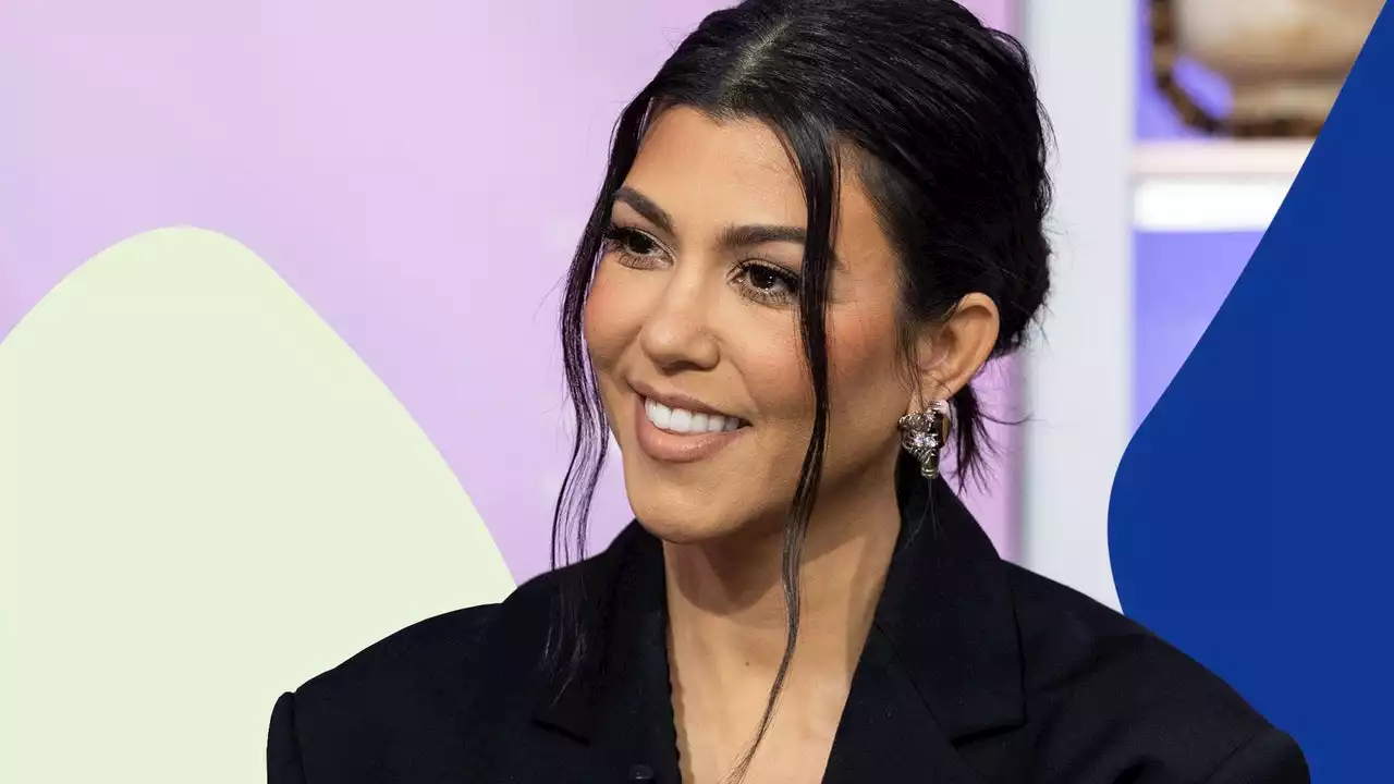 Kourtney Kardashian can make even a basic baby-pink manicure exciting