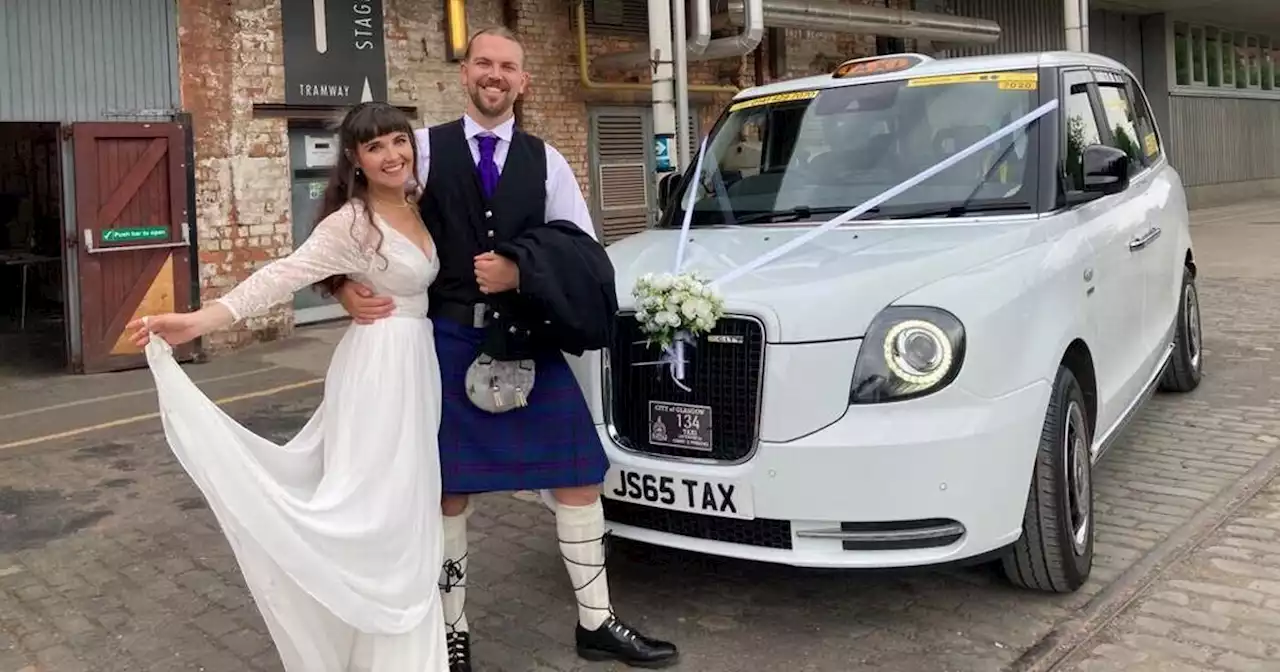 Glasgow newlyweds had wedding day saved by taxi after nearly missing reception